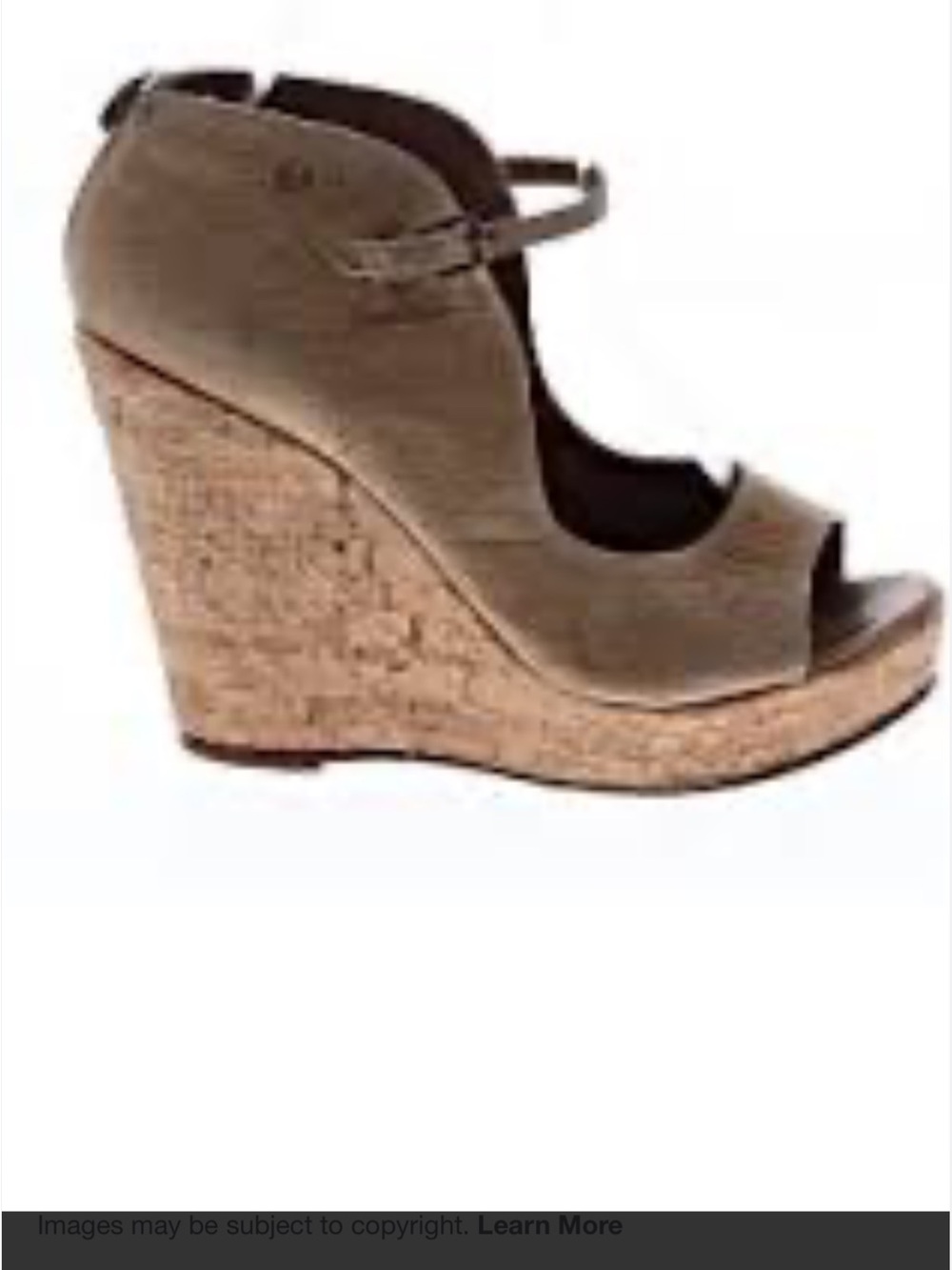 Sixtyseven Cork Wedge Sandals – Taupe – Size [Insert Size] 10